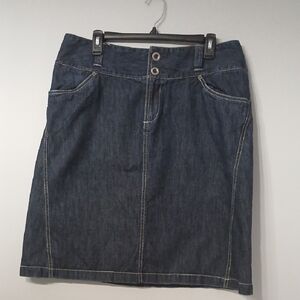 Eddie Bauer Denim Skirt, Gentle Used, Excellent Conditions Sz 12